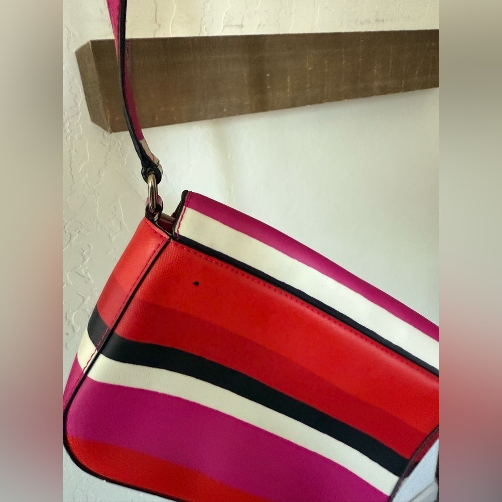 Kate Spade|Limited Edition Stacy Lauren Way Bonita Stripe Crossbody Bag•••As Is* - Picture 9 of 16